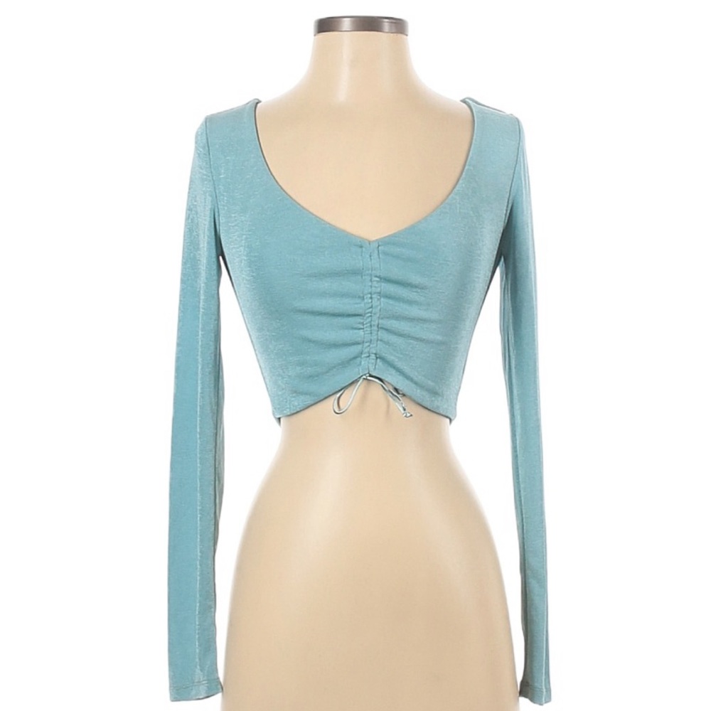 Princess Polly Lucille long sleeve crop top